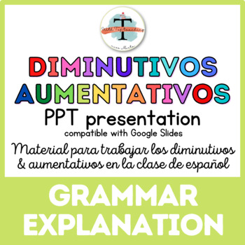 Preview of Aumentativos & diminutivos | powerpoint presentation