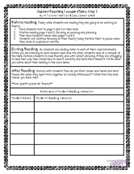 Aunt Flossie's Hats (and Crab Cakes Later) Guided Reading Lesson Plan