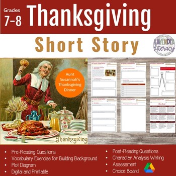 Preview of Aunt Susannah's Thanksgiving Dinner | Thanksgiving Short Story