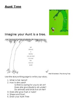 Preview of Aunt Tree - A Shel Silverstein Suggestion