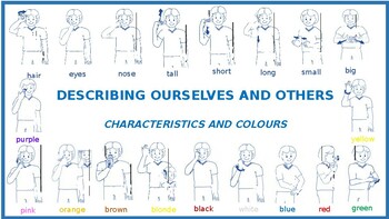 Preview of Auslan Adjectives Visual