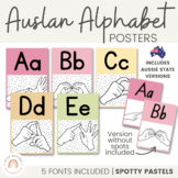 Auslan Alphabet Posters | SPOTTY PASTELS