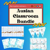 Auslan Classroom Bundle - Blue Watercolour
