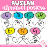 Auslan Alphabet Posters