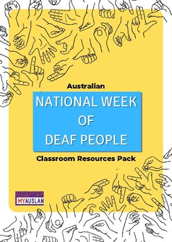 Preview of Auslan Resources: National Week of Deaf People 2021 Classroom Resources Pack