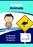 5 minute projects - Aussie Animals!