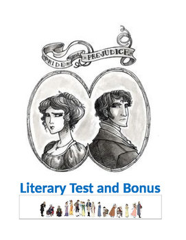 Preview of Austen ~ COMMON CORE Pride and Prejudice MASTER TEST PACKET and KEY