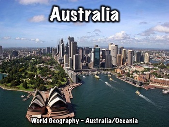 Preview of Australia Geography and History PowerPoint