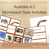 Australia A-Z Montessori Geography Pack