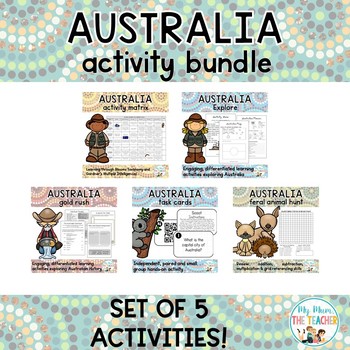 Preview of Australia Activity Bundle