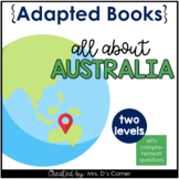 Australia Adapted Books [ Level 1 and Level 2 ] | Earth's 