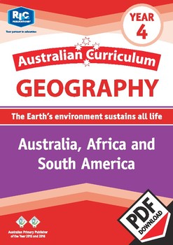 Preview of Geography: Australia, Africa and South America – Year 4