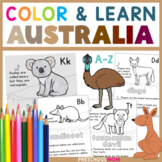 Australia Animals ABC Worksheets