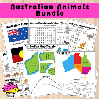 Preview of Australian Animals Bundle