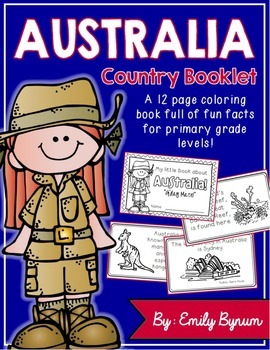 Preview of Australia Booklet (A Country Study!)