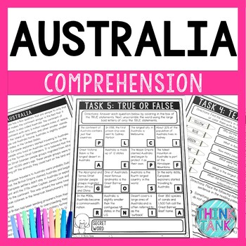 travelling in australia reading answers