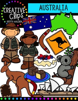 Preview of Australia {Creative Clips Digital Clipart}
