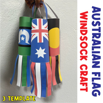 Preview of NAIDOC WEEK - Australia Day Activities Flag Windsock Craft |Aborigin Australian