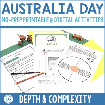 Preview of Australia Day Activity Pack | Depth and Complexity | Print & Digital