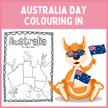 Preview of Australia Day Colouring in Sheet