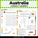 Australia Day Crossword & Word Search Australia Day Activi