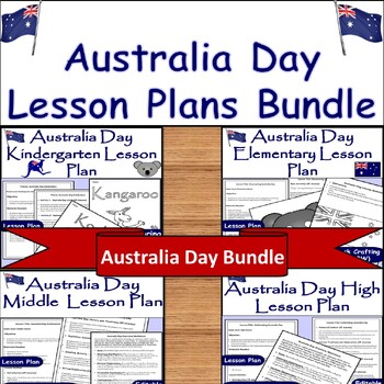 Preview of Australia Day Lesson Plans Bundle: Engaging Activities for All Grades!January 26