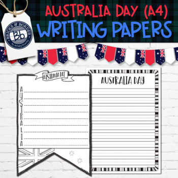 Preview of Australia Day Activities | Writing Papers & Poem Prompt
