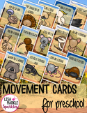 Australia Desert Animal Movement Cards Brain Break Transit
