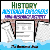 Australia *Explorers* Create a Trading Card & Bonus Activity