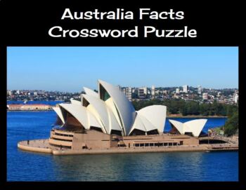 Preview of Australia Facts Crossword Puzzle