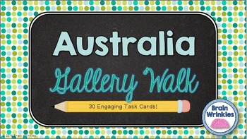 Preview of Australia Gallery Walk (Task Cards)