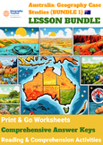 Australia Geography Case Studies 10-Lesson Bundle (No. 1)