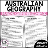 Australian Geography Comprehension Pack