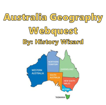 Preview of Australia Geography Webquest (Country)