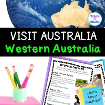 Preview of Western Australia Geography | Australia Worksheets and Fun Activities | HASS