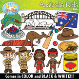 Australia Kids Clipart Set {Zip-A-Dee-Doo-Dah Designs}