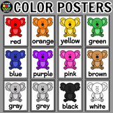 Australia Koala Color Identification Posters
