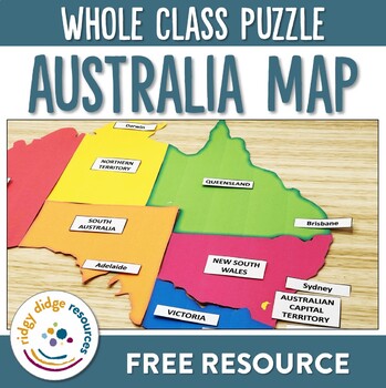 Preview of Australia Map Puzzle