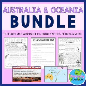 Preview of Australia & Oceania BUNDLE
