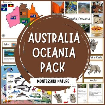 Preview of Australia / Oceania Montessori Resource Pack