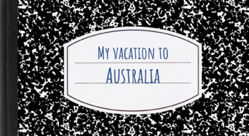 Preview of Australia- Plan a Vacation (Google Slides Webquest)