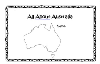 Preview of All About Australia Powerpoint and Student Booklet