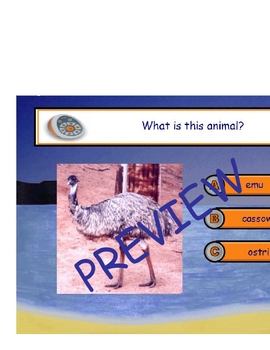 Preview of Australia Promethean Chart with Activotes with Real Photographs