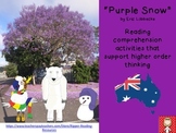 Australia: "Purple Snow" by Eric Löbbecke - reading compre