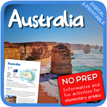 Preview of Australia (Fun stuff for elementary grades)