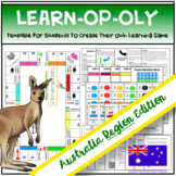 Australia Regions: Learn-opoly Student-Created Game Templa
