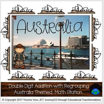 Preview of Australia Themed Addition Station