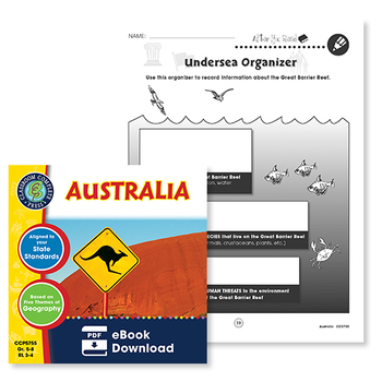 Preview of Australia: Undersea Organizer - WORKSHEET