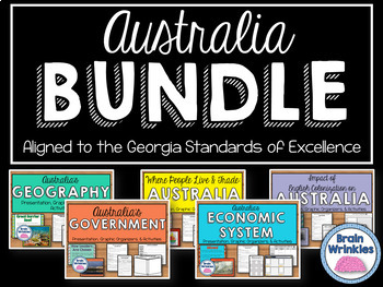 Preview of Australia Unit BUNDLE