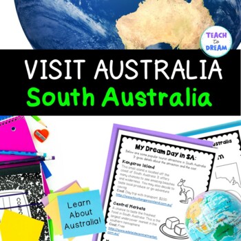 Preview of South Australia Geography | Australia Worksheets and Fun Activities | HASS